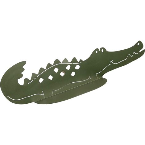 Étagère pour chambre d'enfant crocodile LE ROI DE LA JUNGLE, 60 x 11 x 20 cm (1/3)