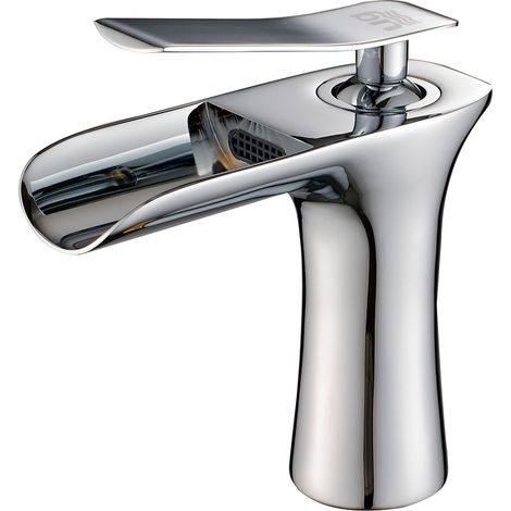 Grifo de Lavabo Cascada Cosmos Latón Cromado Cartucho Cerámico 40mm DP GRIFERIA Garantía 3 Años (1/3)