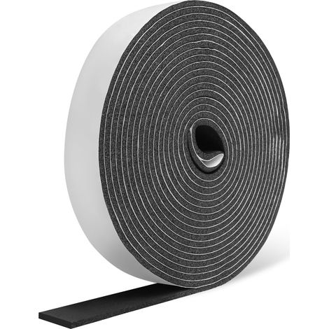 Self-Adhesive Foam Seal Strip Shock Proof Sound Insulation for Doors and Windows Against Wind and Water with Sound Protection Pipes DIY (1/5)