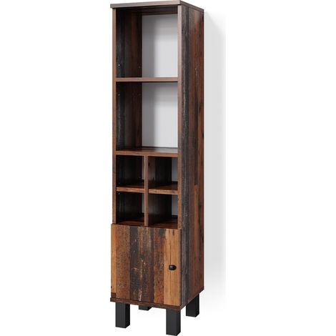 Mobiletto bagno Fynn, Rovere rustico, 30 x 130.6 cm porta piccola, Vicco