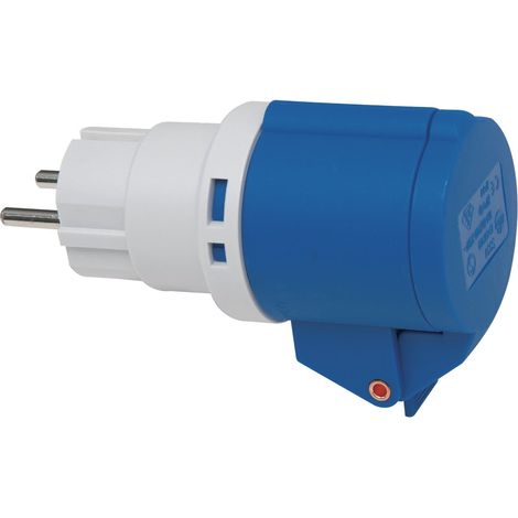 Adaptateur électrique avec fiche Schuko et Prise CEE 3 pôles 230 V/16 A (1/3)