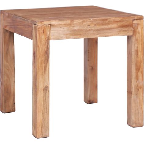 Table basse 53x50x50 cm bois d'acajou massif vidaXL