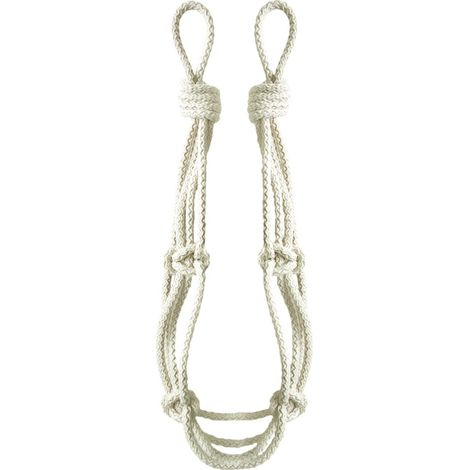 CORDAGE - Embrasse pour rideau corde nouée Coloris - Crème (1/3)