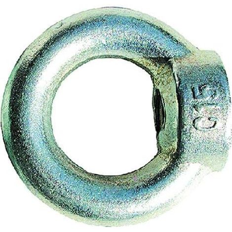 Golfare per fune femmina, Resistenza e affidabilità in acciaio zincato -18 mm / 5 Pezzi (1/2)