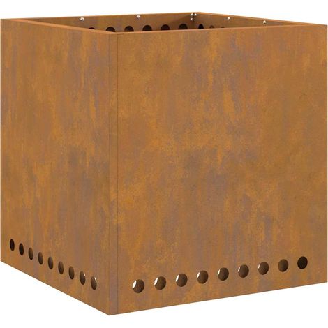 Foyer sans fumée Marron 48 x 48 x 50 cm Acier CFW418557 (1/5)