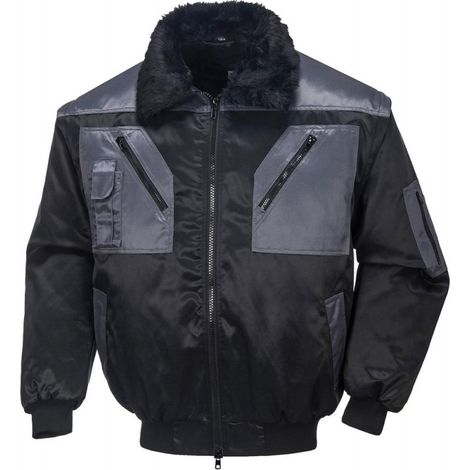 Giacca Pilota Achim S Nero /Antracite. Taglia Xl