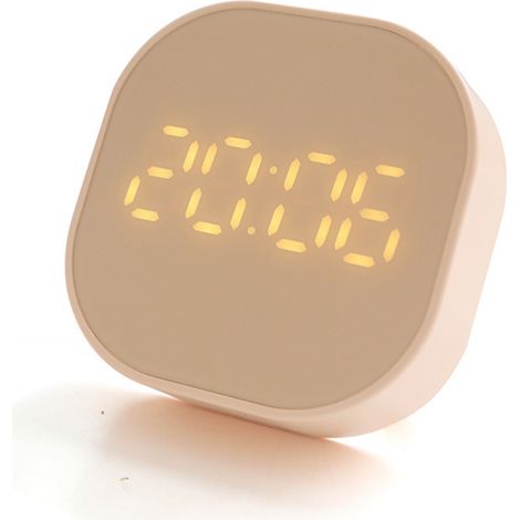 Réveil numérique avec capteur LED magnétique intelligent, horloge compacte pour enfants, idéale pour le bureau, la chambre, la cuisine ou comme cadeau. (1/3)