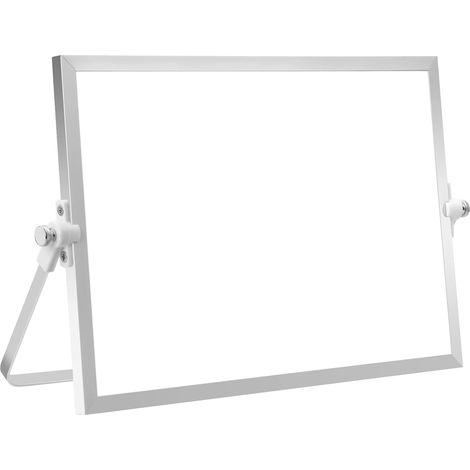 CCYKXAPetit Tableau Blanc, Whiteboard A4 Effacable avec Support pour Enfant, Tableau Blanc Magnetique Double Face Sur Pied pour Ecole Bureau (20 x 30) (1/5)