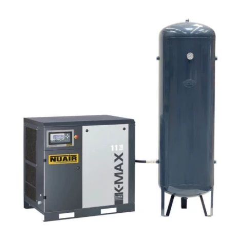 Compresseur d'air à vis silencieux 15 CV 500 L 10 bar NUAIR (1/3)