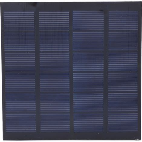 Panneau Solaire Mini 6V 1,5W Monocristallin Chargeur DIY pour Vélo, Téléphone, Batterie Externe, Camping (1/5)