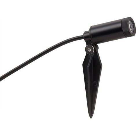 [GEBRAUCHT] B-Ware Lindby Erdspießleuchte Gartenleuchte LED Außenlampe schwarz Aluminium Set (1/2)