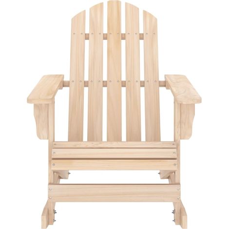 Maison Exclusive - Adirondack-Schaukelstuhl Massivholz Tanne (1/5)
