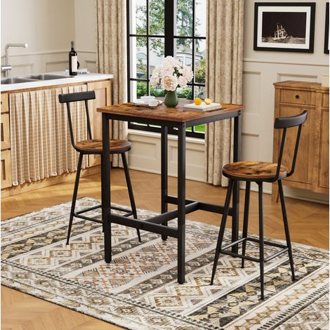 Tisch Esstisch Set platzsparend 60x60 cm Industrie OKMYHOME (1/5)