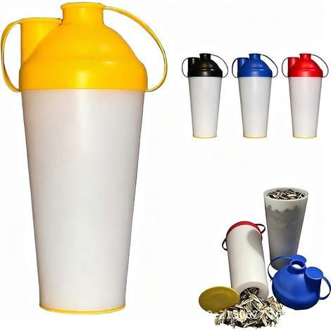 Filiyano-Gobelet réutilisable pour graines de tournesol avec porte-coquilles, collecteur de déchets portable et étanche pour les activités sportives (1/5)