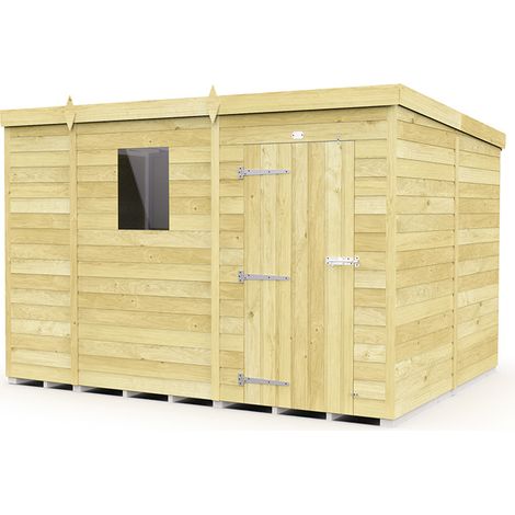 9 x 8 Pent Shed