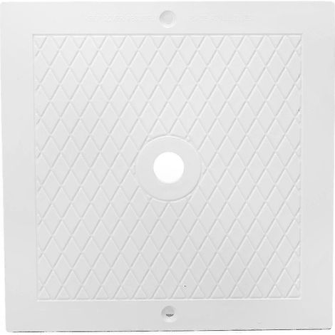 Couvercle de remplacement carré en plastique durable pour skimmer de piscine 10x10 pouces (1/4)