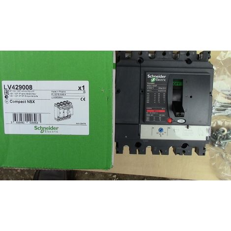 NSX100F 4P 100A MA100D SCHNEIDER LV429008 DISJONCTEUR NSX