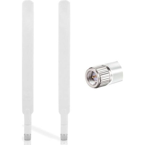 2 Pieces SMA 4G LTE Antenna SMA Male Cellular WiFi Antenna 10dBi High Gain Router Antenna Signal Amplifier for Huawei Netgear ZTE 3G/4G LTE Mobile Router Modem IP Security Camera (1/5)