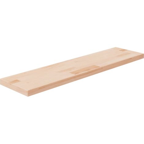 Panneau d'étagère 80x20x2,5 Bois de chêne massif non traité (1/4)