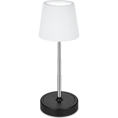 Lampe de table rechargeable tactile, plissée simple, rétractable, 3 températures de couleur/RVB, pour ambiance maison (1/5)