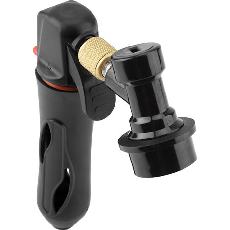 Chargeur de fût portable pour brassage amateur, injecteur de CO2 portatif, distributeur de bière pression (noir) (1/5)