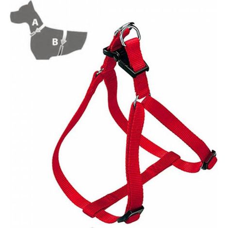 ZOOV PETTORINA REG.NYLON ROSSO MM.20XCM.40/58