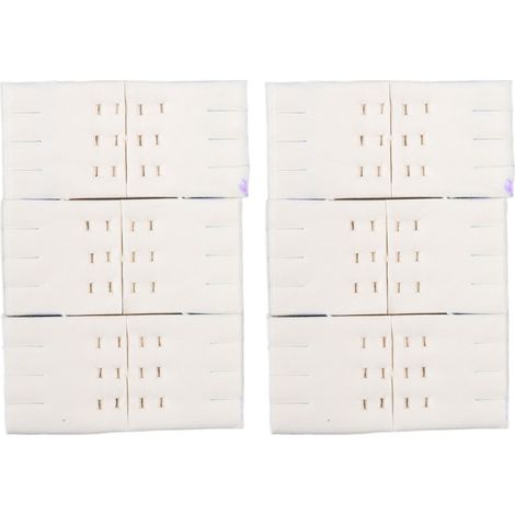 12 Recharges Lavande pour Brosse de Toilettes Jetable 3061, Têtes de Rechange pour Nettoyage WC, Lot de 12 Pièces (1/5)