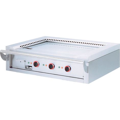 Plaque teppanyaki électrique 3 x 4.7 kw de table - Diamond