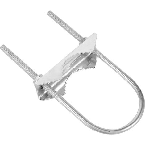 Kit de fixation pour antenne double (mât, mâchoires en V et en U), vis et tubes inclus (2 kits) pour antenne Wi-Fi et antenne TV (1/5)
