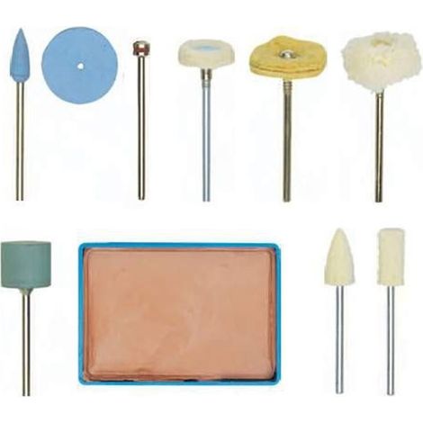Accesorios de pulido Proxxon kit colores variados 235 mm