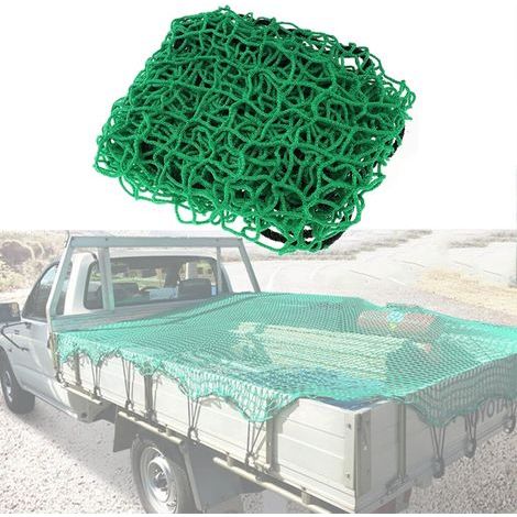 Filet de remorque 1.5 x 2.2 m – 15 crochets de fixation – Polyéthylène résistant à l'usure – Capacité de charge 100 kg (1/5)