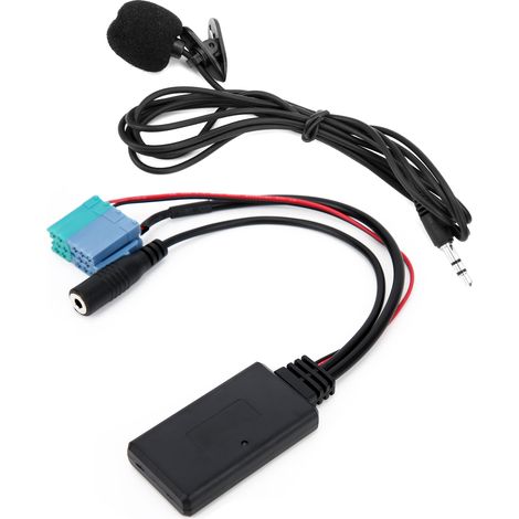 Adattatore per microfono Cavo audio ausiliario Bluetooth 5.0 DC 12V Sostituzione per Fiat Grande Punto (1/5)
