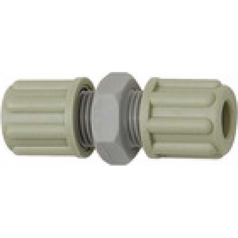 Riegler Gerade Schlauchverbindung, für Schlauch 6/8 mm, SW 19, PA (1/4)
