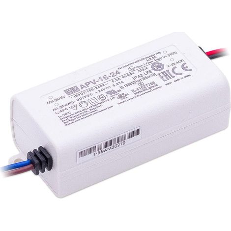 Mean Well APV-16-24 LED Netzteil 16.08W 24V 0.67A IP42 Schaltnetzteil CV (1/4)