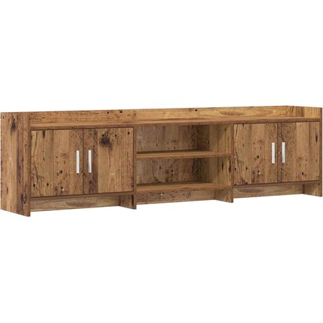 TV-Schränk 168 x 33 x 47 cm Altholz Holzwerkstoff (1/5)