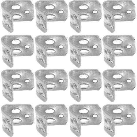 Lot de 200 clips à ressort robustes pour la réparation de canapés, couleur argent. (1/5)