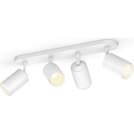 Philips Hue Fugato Faretto da superficie con 4 punti luce (Bianco) Luce Bianco e colorata - White and Color Ambiance (1/3)