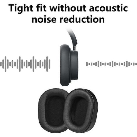 Coussinets d'oreille ergonomiques pour casques HS55, HS55PRO et HS65 : confort prolongé. (1/4)