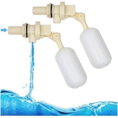 pcs 1/2 Pouce Flotteur Ball Valve pour Abreuvoir 1,27cm Automatique Arrêt Remplissage Boisseau Sphérique pour Bovins Abreuvoir Réservoir Vannes Flotteur Avec Adaptateur de Conduite d'eaudengyank (1/5)