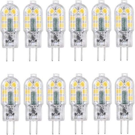 Ampoules LED Tomshine G4, lot de 12, blanc chaud (1/5)