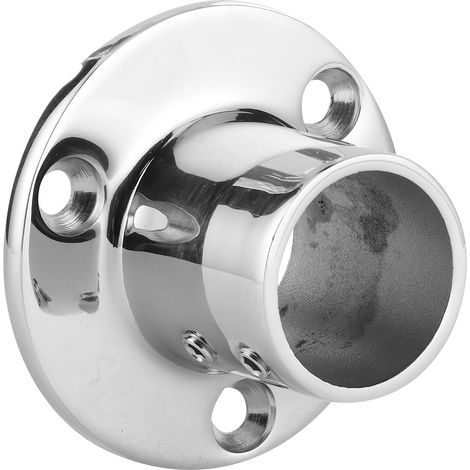 Support de poteau rond en acier inoxydable 316, angle 90°, raccord de rambarde marine pour bateau, tuyau de 32mm. (1/5)