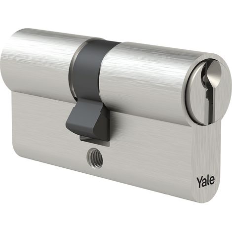 Yale Cilindro Serie 500 - Cilindro Doppio Frizionato 35/60 - Nichel satinato