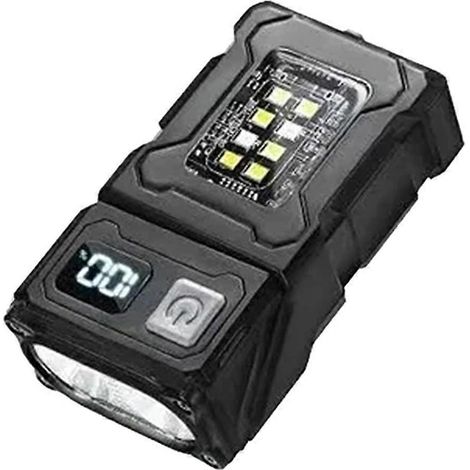 MINI USB-wiederaufladbare LED-Taschenlampe, tragbare Taschenlampe mit Magnetverschluss (1/5)