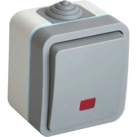 Citofono onlex surface bell push button luminoso ip54 ABS