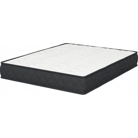 Doppelmatratze 200x160 cm aus Memory-Schaum, 20 cm, Weiß und Grau, MODENUIT (1/5)