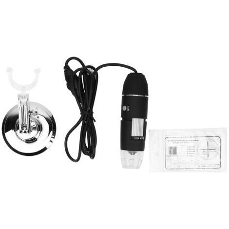X4 1600X LED Microscope Portable HD Digital Camera with Stand (1/5)