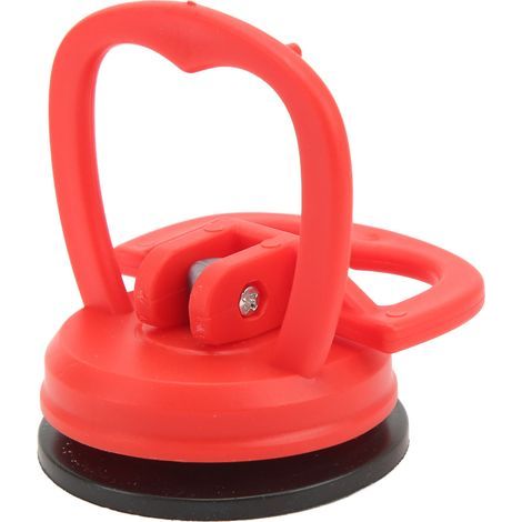 Lot de 4 ventouses puissantes pour enlever les bosses de voiture, réparation de carrosserie, vitres, écrans et carrelages, rouge