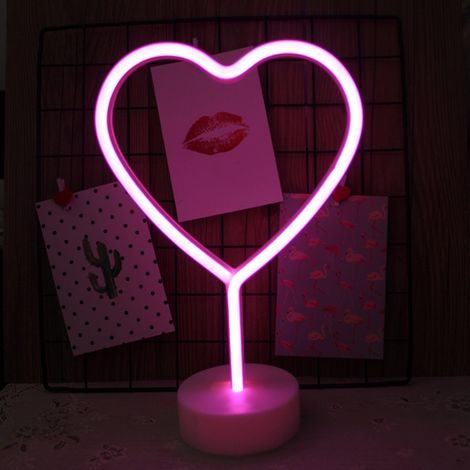 Veilleuse design mignonne, lampe de chevet, fonctionne avec 3 piles AA, alimentation USB, portable, pour la décoration intérieure, cadeau d'anniversaire. (1/5)
