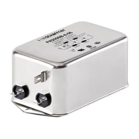 Schaffner FN2090-3-06 FN2090-3-06 Filtro antidisturbo 250 V/AC 3 A 14 mH (L x L x A) 85 x 54 x 30.3 mm 1 pz. (1/2)