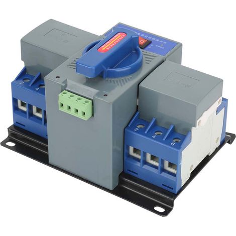 63A 3P Dual-Power-Automatik-Umschalter, Miniatur-Not-Aus-Schalter (1/5)